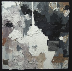 Chenango, Acrylic, Graphite, Paper on Panel 48" x 48" Private Collection