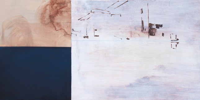 Pin, 24 x 48 Acrylic on Canvas 2015